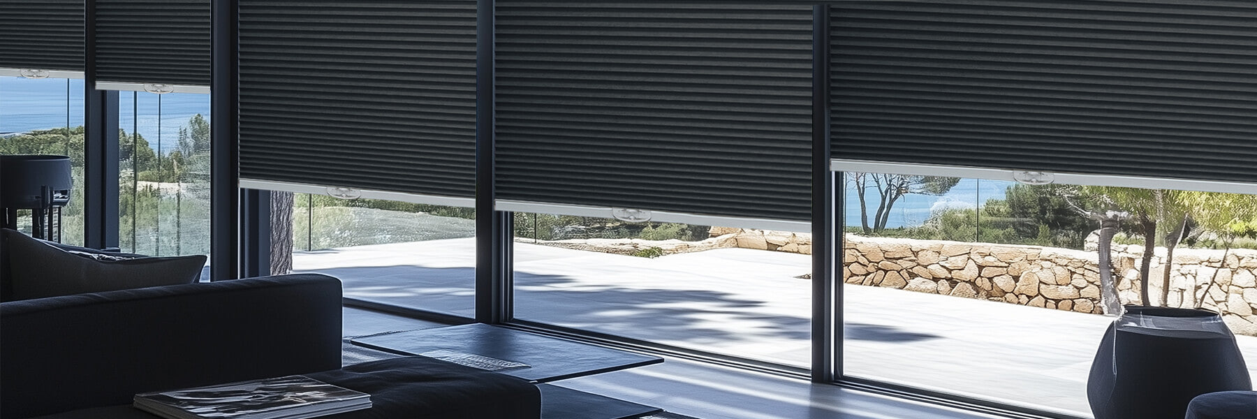 Stylish window with Keego Blinds in a modern room