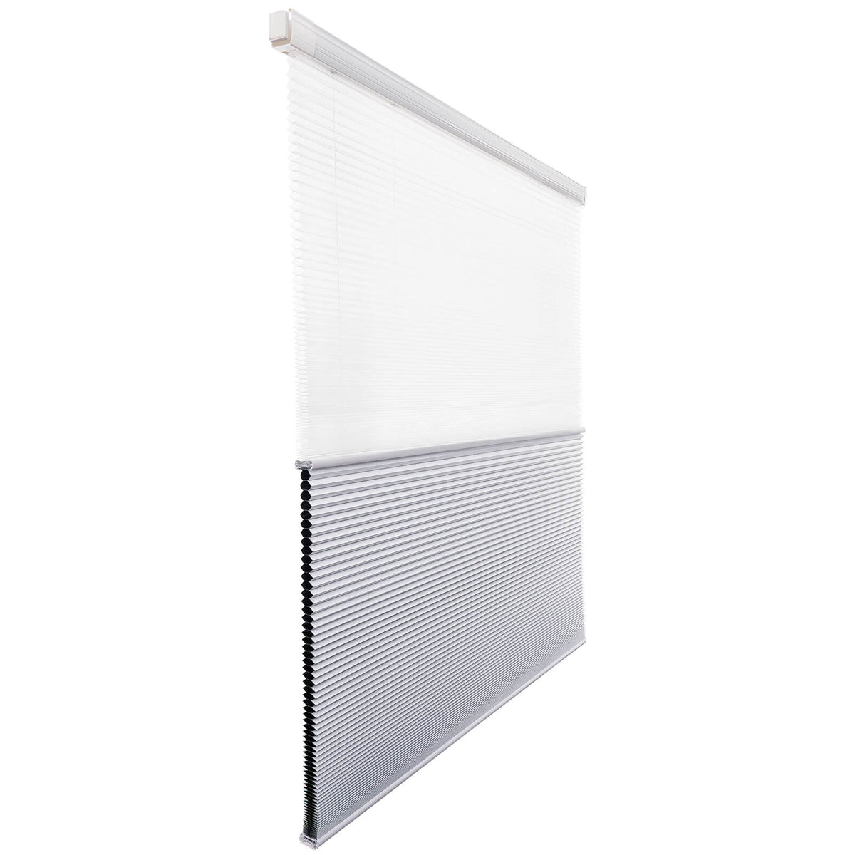 Keego No Drill Motorized Cellular Shades Day&Night